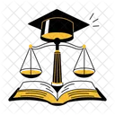 Law Education Course Learning Icon