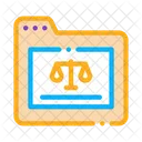 Court Folder Law Icon