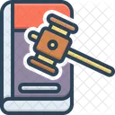 Law Hammer Gavel Icon
