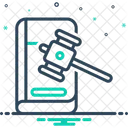 Law Hammer Gavel Icon