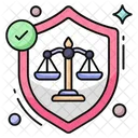 Law Security Law Protection Law Safety Icon