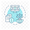 Lawfulness Transparency Gdpr Icon