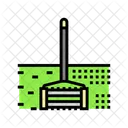 Lawn Aeration Garden Icon
