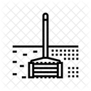Lawn Aeration Garden Icon