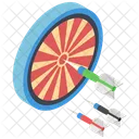 Dartboard Bullseye Target Game Icon