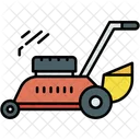 Lawn Mower Gardening Machine Icon