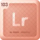 Lawrencium Mendeleev Chromium Icon