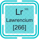 Lawrencium Periodic Table Chemistry Icon