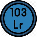 Lawrencium Periodic Table Chemistry Icon