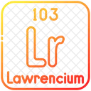 Lawrencium Chemistry Periodic Table Icon
