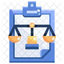 Lawsuit Justic Law Icon
