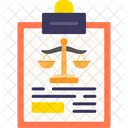 Lawsuit Legal Document Icon
