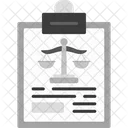 Lawsuit Legal Document Icon