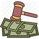 Lawsuit Settlement Money Icon
