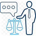 Lawyer Law Judgement Icon