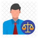 Lawyer Law Justice Icon