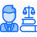 Lawyer Book Scales Icon