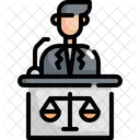 Lawyer Law Justice Icon