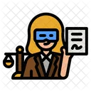 Lawyer Smart Contract Icon