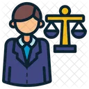 Lawyer Attorney Justice Icon
