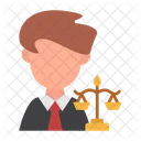 Law Professions And Jobs Lawyer Icon