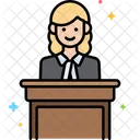 Lawyer Female  Icon
