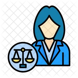 Lawyer Female  Icon
