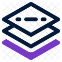 Layer Fiber Square Icon