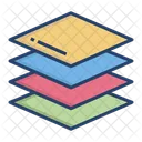 Layer Stack Paper Stackgraphic Tool Icon
