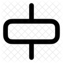 Layer Align Vertical Text Center Icon