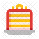 Layer Cake Pie Cake Icon