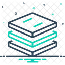 Layer Flake Stratum Icon