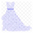 Layered Gown Lavender Icon