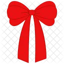 Layered red bow  Icon