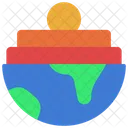 Layers Earth  Icon
