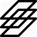Layers Sequence Rectangles Icon