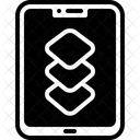 Layers Tablet Graphic Tool Icon