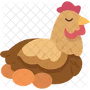 Laying Hen Poultry Icon