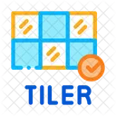 Laying Tiles Tiler Icon