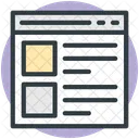 Layout Template Page Icon