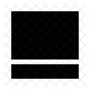 Layout Anzeige Leiste Symbol