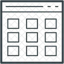 Layout Web Template Icon