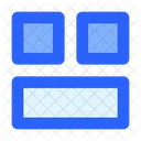 Layout Interface Alignment Icon