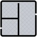 Layout Grid Sections Icon