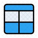 Layout Design Row Icon