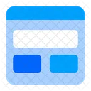 Layout Wireframe Graphic Editor Icon