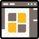 Layout Template Software Icon