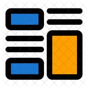Layout Webpage Wireframe Icon