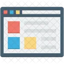Layout Template Web Icon