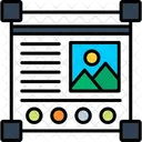 Layout Application Content Management Icon